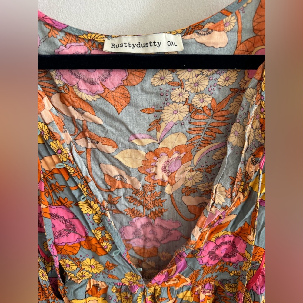 Boho Floral Viral TikTok Romper - Picture 8 of 9